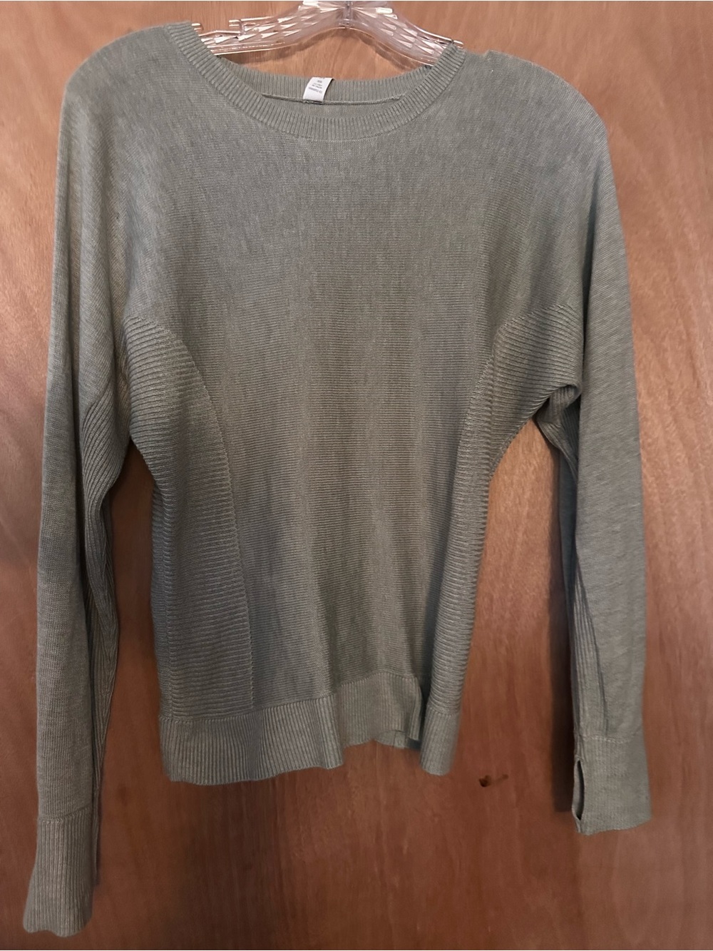 lululemon athletica Lightweight Sage Green Crewneck Sweater